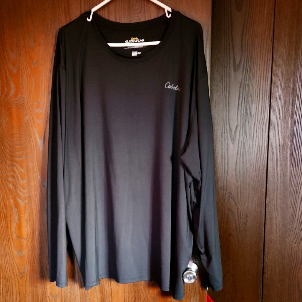 Cabela's Men's Black Long Sleeve Tee